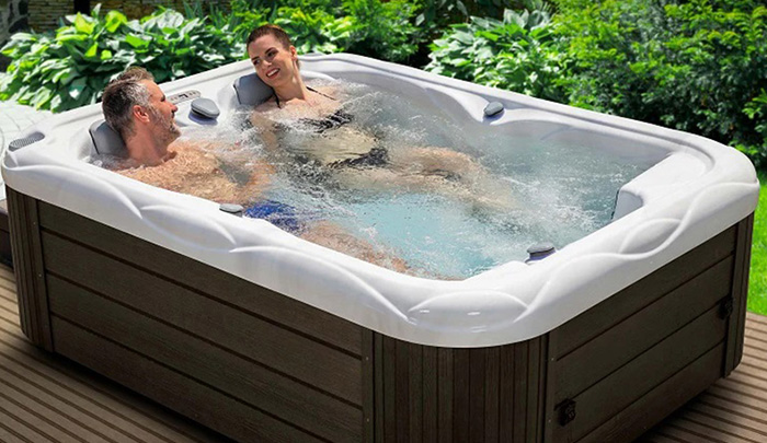 Dual-Seater Ergonomic Hot Tub